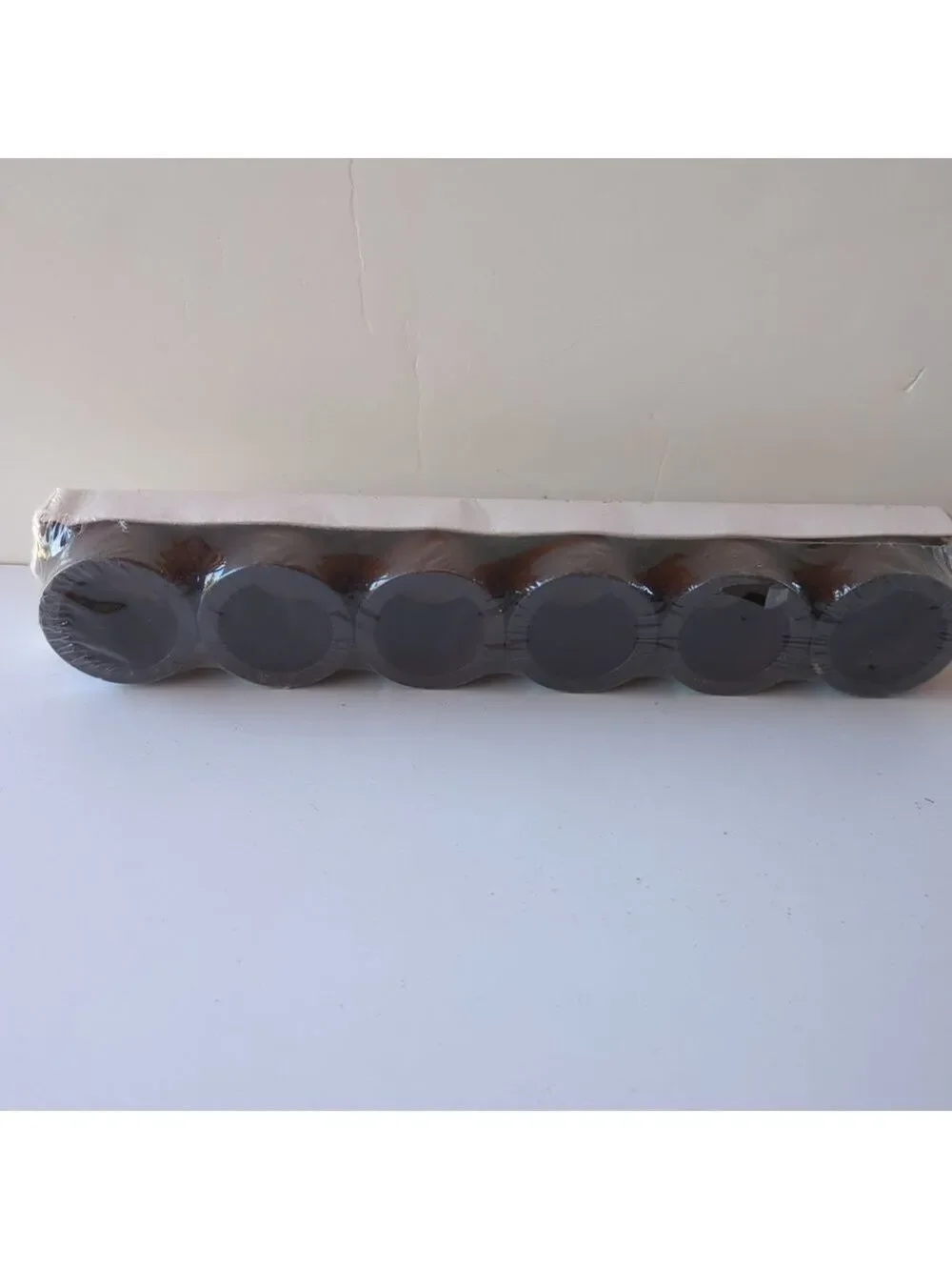 Handmade Dark Brown Wood Napkin Ring Set of 6 for Dining Wooden napkin Ring. New